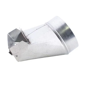 Snappy 13-206 90 Degree Galvanized Steel Stack Boot 2-1/4 x 10 in. 6 in. Dia - Picture 1 of 8