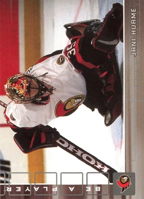2001-02 Be a Player Memorabilia #144 Jani Hurme - Image 1 of 2
