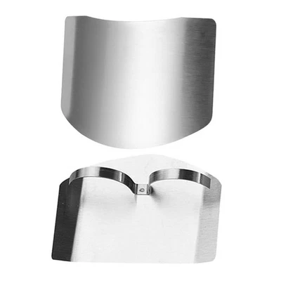  2 pezzi di protezione per le dita in acciaio inossidabile per tagliare gli - Immagine 1 di 4