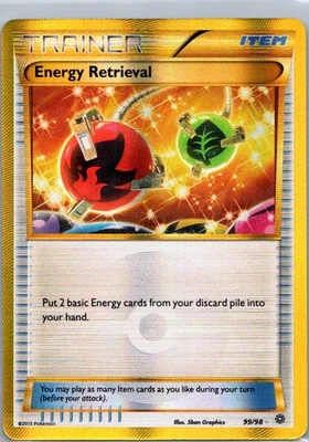 Pokemon TCG Energy Retrieval 99/98 Ancient Origins Holo NM - Image 1 of 2