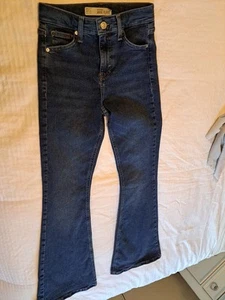 Topshop Moto Jamie Flare Jeans Womens 25 High Rise Medium Wash Bell Bottom - Picture 1 of 9