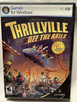 Brand NEW Sealed Thrillville: Off the Rails Games for Windows (PC CD, 2007) - Image 1 of 2