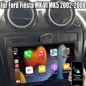 für Ford Fiesta MK VI MK5 2002-2008 9 Zoll Bluetooth Autoradio GPS Nav WLAN DSP - Picture 1 of 20