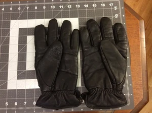 Guantes Thermolite de cuero aislado negro para hombre talla extra grande - Imagen 1 de 4