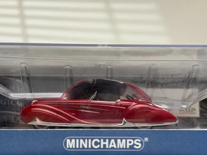 1939 Delahaye Type 165 Cabriolet (Red) [MINICHAMPS] 1/43 scale - Picture 1 of 2