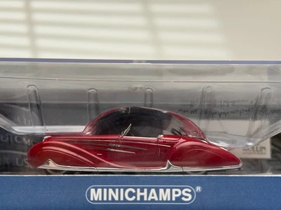 1939 Delahaye Type 165 Cabriolet (Red) [MINICHAMPS] 1/43 scale - Image 1 of 2