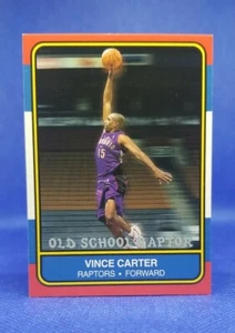 2000-01 Vince Carter Fleer Old School Raptor 1986 Michael Jordan Rookie Retro - Picture 1 of 4