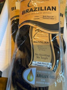 Kleidermaschine jungfräuliches brasilianisches Haar Körperwelle Welle 10" natürliche Farbe - Bild 1 von 4