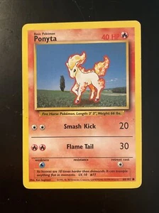 Pokemon Base Set Unlimited - Common - Ponyta 60/102 - NM - Bild 1 von 1
