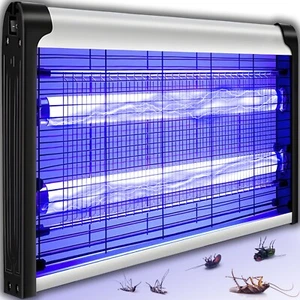 Insektenfalle UV Mückenlampe Insektenvernichter Fliegenfänger 4W UV-Licht DHL - Bild 1 von 12
