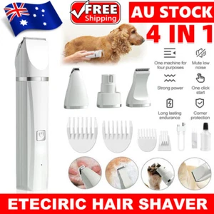 Paw Trimmer Electric Grooming Nail Grinder Dog Clippers Professional Cat Shaver - Picture 1 of 12