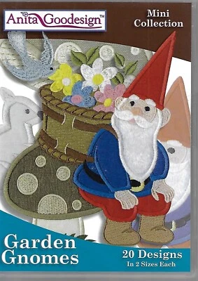 Anita Goodesign Mini Collection - Garden Gnomes (CD-ROM) - Image 1 of 2