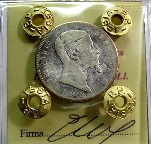 BOLOGNA Vittorio Em.II (RE ELETTO) 1 Lira 1859 - Picture 1 of 7