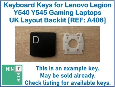 Teclas de repuesto de teclado para portátiles para juegos Lenovo Legion Y540 Y545 Reino Unido retroiluminados Foto 1 de 4