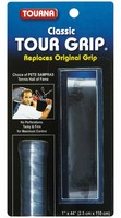 Tourna Tennis Racquet Replacement Grip Sampras Tour Grip 1.8 MM Black CTGS-BK