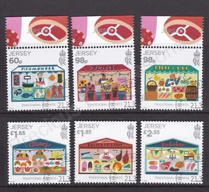SG ???? JERSEY USED CTO STAMP SET 2023 TRADITIONAL MARKETS - Picture 1 of 1