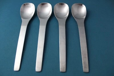 Cucharas Sopera Ovaladas 4 Plazas Dalia PICASSO Satinado 18/10 Inoxidable Moderno España 7 3/8" Foto 1 de 4