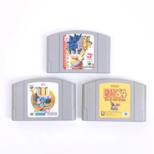 Nintendo 64 N64 Bomberman 64 Donkey Kong 64 Goemon Japan Import NTSC-J Tested - Picture 1 of 5