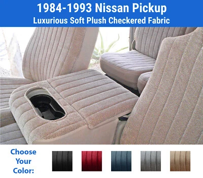 Plush Regal Seat Covers for 1984-1993 Nissan Pickup - Image 1 of 4