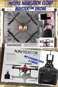 Propel Navigator CLOUD MASTER™ Drone Quadrocopter Wifi Streaming Camera NV-3812 - Picture 1 of 12