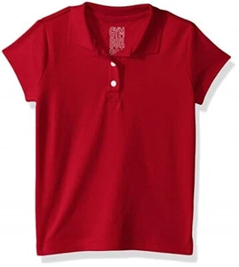 Gymboree Girl's School Uniform Short Sleeve Polo, Red NWT - Picture 1 of 1