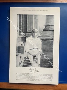 RARE Original Famous Cricketers, #152 V.T.Hill, Somerset, Cricket 1895 - Picture 1 of 2