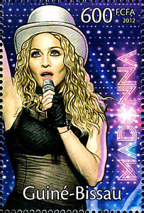 Guinea MNH Madonna Usa Musik Sänger Schauspieler Regisseur Rock Pop Star / 1208