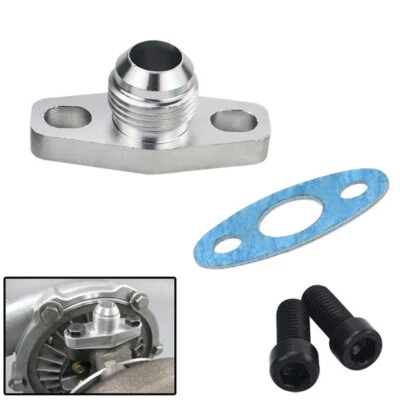 Kit adaptador de brida de drenaje de retorno de aceite turbo AN10 para Garrett GT28 GT30 GT35 T25 Foto 1 de 4