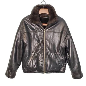 Pelle Studio Wilson's Leather Reversible Faux Fur Coat M - Picture 1 of 6