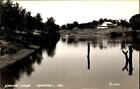 Groene Lake ~ Trenton Illinois IL ~ RPPC prawdziwa pocztówka ze zdjęciem