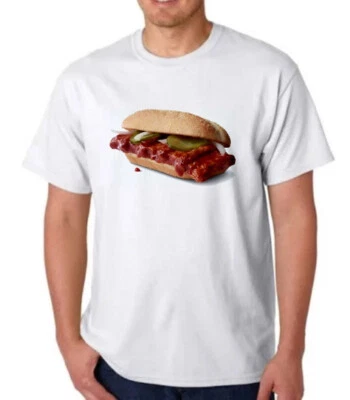 MCRIB MCDONALD'S FOOD LIMITED RELEASE MC RIB T-SHIRT TEE - Image 1 of 4