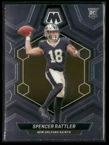 2024 Panini Mosaic #393 Spencer Rattler RC New Orleans Saints - Picture 1 of 2