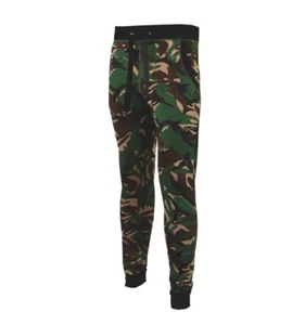 MENS SKINNY CAMO JOGGERS TRACKIES SLIM CUFFED JOGGING BOTTOMS ARMY POCKETS S-XL - Picture 1 of 3