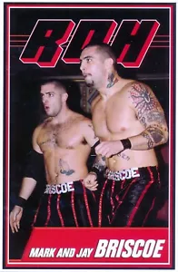 Tarjeta 2008 ROH Briscoe Brothers Rookie Briscoes Jay Briscoe Mark WWE AEW RARA - Imagen 1 de 1