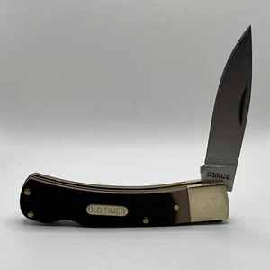 Schrade Old Timer Lockback Folding Pocket Knife #1113577 Excellent - Picture 1 of 2