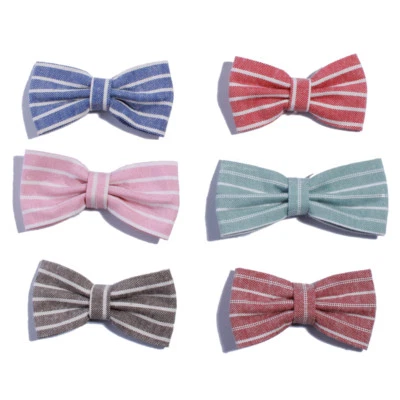 50PCS 7CM High Quality Fashion Hemp Hair Bows For Girls Head Wear - Image 1 of 4