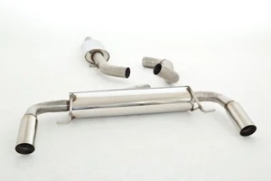 Sistema de escape deportivo dúplex FMS 70 mm Renault Clio III RS año 2006-04/2009 2,0 l 16V - Imagen 1 de 1