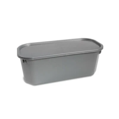 Takeaway supplies LTD - 5 Litre Grey Napoli Ice Cream Containers - Image 1 of 3