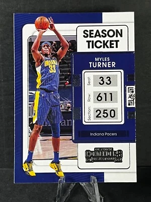2021-22 Panini Contenders - Myles Turner #12 - Image 1 of 2