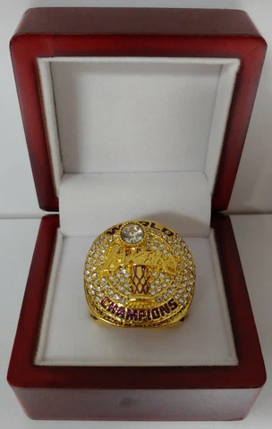 Anthony Davis - 2020 Los Angeles Lakers Championship Ring With Wooden Box Cover