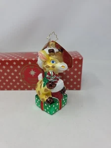Christopher Radko Ornament gestapelt mit Süße Rentier - Bild 1 von 8