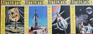 AUTHENTIC SCIENCE FICTION - 4 issues (1953) - #33, 35, 37, 38 - British digest - Picture 1 of 6