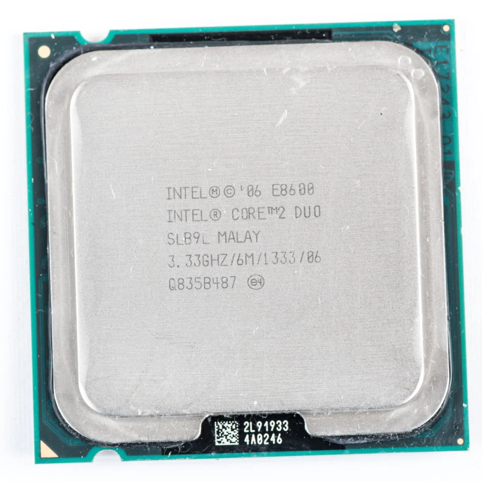 Processador Intel Core 2 Duo E8600 SLB9L LGA775 3.33GHz Wolfdale Dual Core 65W - Imagem 1 de 3