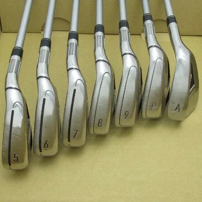 TaylorMade M6 2019 Iron Set 5-Pw,Aw 7pc Flex Stiff FUBUKI TM6 Graphite - Image 1 of 4
