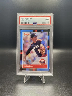 1988 Donruss Nolan Ryan PSA Mint 9 Baseball Card - Image 1 of 2