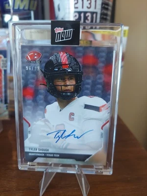 2021 Topps Bowman Next FOOTBALL /99 TYLER SHOUGH RC #7A AUTO ON CARD 🔥 🔥  - Image 1 of 3