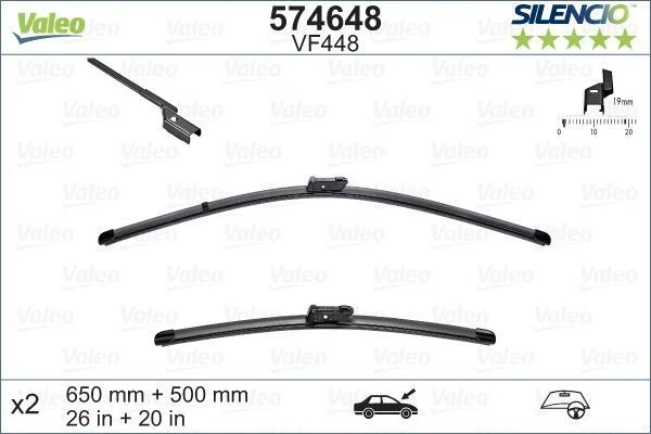 Escobilla limpiaparabrisas Volvo XC70 18-22 (574648) OEM Valeo Foto 1 de 4