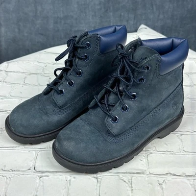 Timberland Niños Azul Marino Botas de Senderismo Niño Pequeño Talla 10 Foto 1 de 4