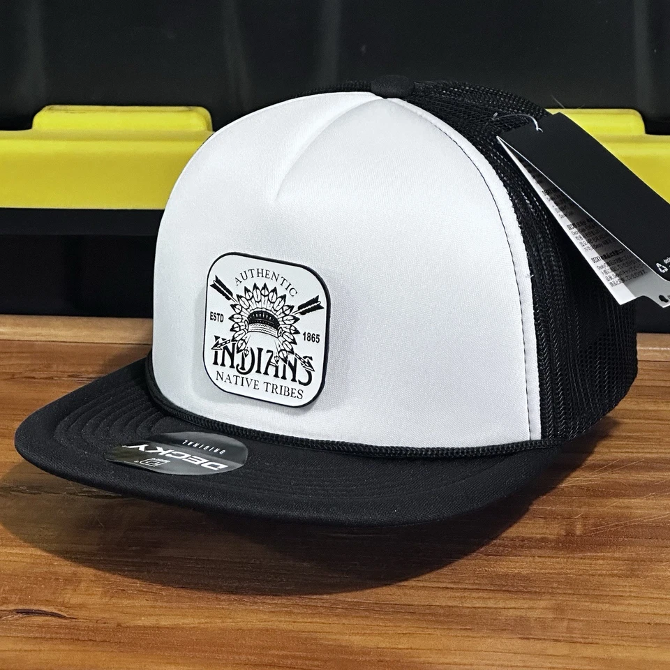 Tampa Bay Buccaneers SnapBack Decky Hats Foam Trucker Black Hat