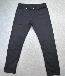 Peter Millar Pants Mens 35x32 Black Golf Crown Crafted Performance Stretch - Picture 1 of 8